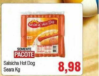 Spani Atacadista Salsicha Hot Dog Seara oferta