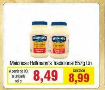 Spani Atacadista Maionese Hellmann's Tradicional oferta