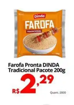 Althoff Supermercados Farofa Pronta DINDA Tradicional Pacote oferta