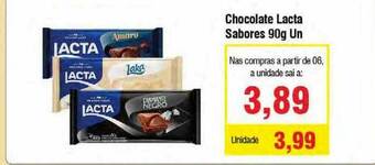 Spani Atacadista Chocolate Lacta Sabores oferta