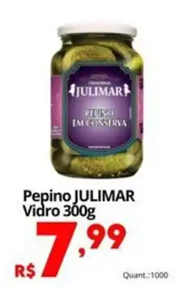 Althoff Supermercados Pepino JULIMAR Vidro oferta