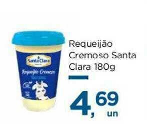 Super São Luiz Requeijão Cremoso Santa Clara oferta