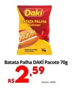 Althoff Supermercados Batata Palha DAKI Pacote oferta