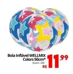 Althoff Supermercados Bola Inflável WELLMIX Colors oferta