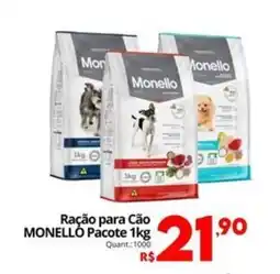 Althoff Supermercados Ração para Cão MONELLO Pacote oferta