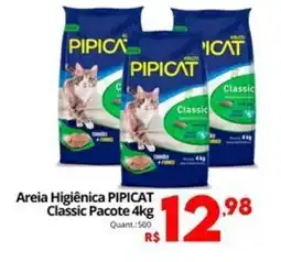 Althoff Supermercados Areia Higiênica PIPICAT Classic Pacote oferta