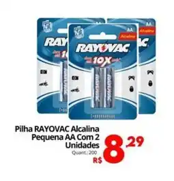 Althoff Supermercados Pilha RAYOVAC Alcalina Pequena AA oferta