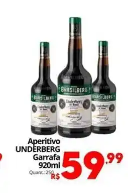 Althoff Supermercados Aperitivo UNDERBERG Garrafa oferta