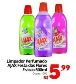 Althoff Supermercados Limpador Perfumado AJAX Festa das Flores Frasco oferta