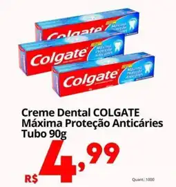 Althoff Supermercados Creme Dental COLGATE Máxima Proteção Anticáries Tubo oferta