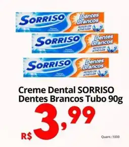 Althoff Supermercados Creme Dental SORRISO Dentes Brancos Tubo oferta