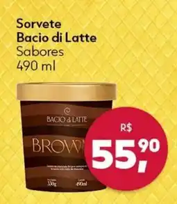 SuperPrix Sorvete Bacio di Latte Sabores oferta
