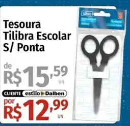Supermercado Dalben Tesoura Tilibra Escolar S/ Ponta oferta