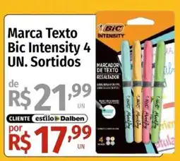 Supermercado Dalben Marca Texto Bic Intensity 4 UN. Sortidos oferta