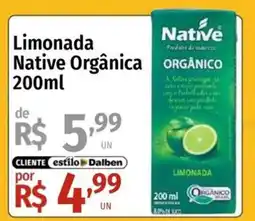 Supermercado Dalben Limonada Native Orgânica oferta