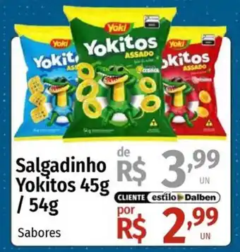 Supermercado Dalben Salgadinho Yokitos oferta