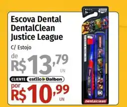 Supermercado Dalben Escova Dental DentalClean Justice League oferta