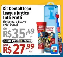 Supermercado Dalben Kit DentalClean League Justice Tutti Frutti oferta
