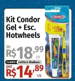 Supermercado Dalben Kit Condor Gel + Esc. Hotwheels oferta