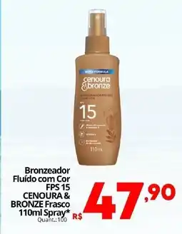 Althoff Supermercados Bronzeador Fluído com Cor FPS 15 CENOURA & BRONZE Frasco oferta