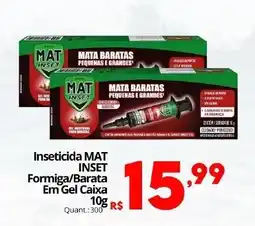 Althoff Supermercados Inseticida MAT INSET Formiga/Barata Em Gel Caixa oferta