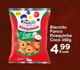 Rossi Supermercado Biscoito Panco Rosquinha Coco oferta