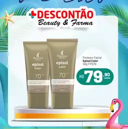 Farmácias Descontão Protetor Facial Episol Color FPS70 oferta