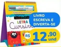 Supermercados Planalto Livro escreva e diverta-se oferta