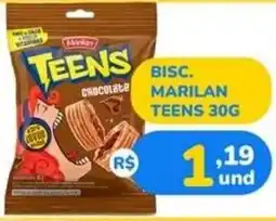 Supermercados Planalto Bisc. marilan teens oferta