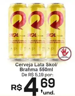 Cocipa Cerveja Lata Skol/ Brahma oferta