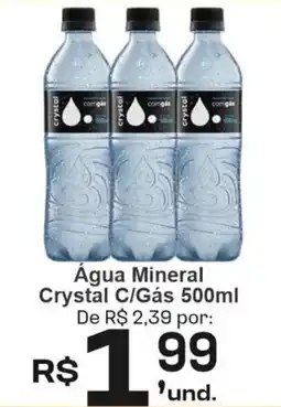 Cocipa Água Mineral Crystal C/Gás oferta