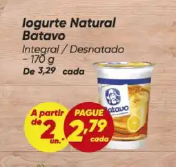 Dia logurte Natural Batavo oferta