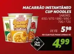 Spasso Sabores Macarrão instantâneo cup noodles oferta
