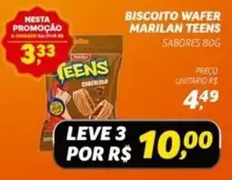 Spasso Sabores Biscoito wafer marilan teens oferta