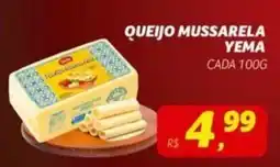 Spasso Sabores Queijo mussarela yema cada oferta