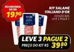 Spasso Sabores Kit salame italiano d'or oferta