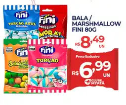 Supermercados Myatã Bala/ marshmallow fini oferta