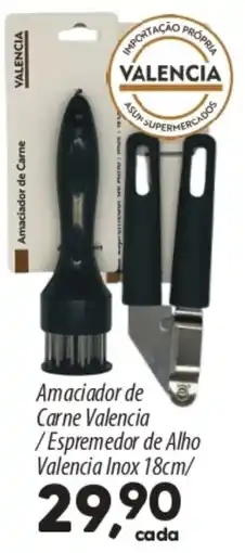 Asun Amaciador de Carne Valencia /Espremedor de Alho Valencia Inox 18cm/ oferta