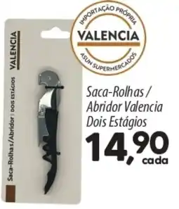 Asun Saca-Rolhas/ Abridor Valencia Dois Estágios oferta
