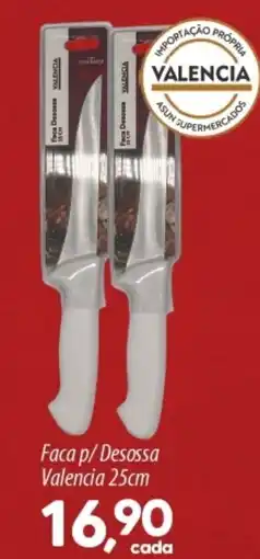 Asun Faca p/Desossa Valencia 25cm oferta