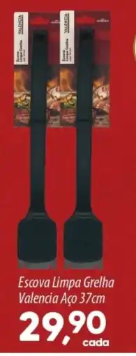 Asun Escova Limpa Grelha Valencia Aço 37cm oferta
