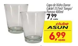 Asun Copo de Vidro Durax Coktel /Tango/ Pampa oferta