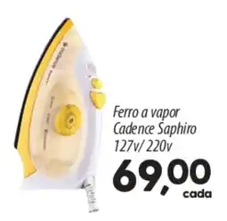 Asun Ferro a vapor Cadence Saphiro 127v/220v oferta