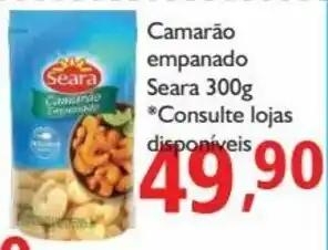 Supermercados ABC Camarao empanado Seara 300g oferta