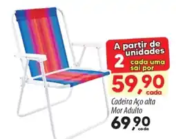 Asun Cadeira Aço alta Mor Adulto oferta