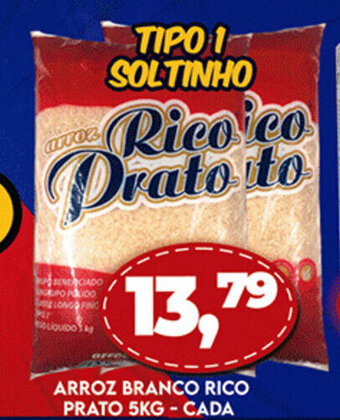 Supermercados Cristal Arroz Branco Rico Prato 5kg - cada oferta