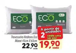 Asun Travesseiro Hedrons Eco Maxxi oferta
