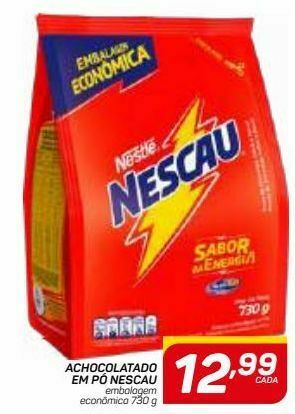 GBarbosa Achocolatado em pó nescau 730g oferta