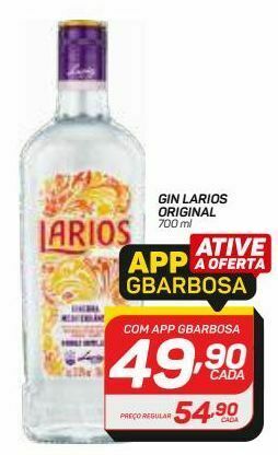 GBarbosa Gin larios original 700ml oferta