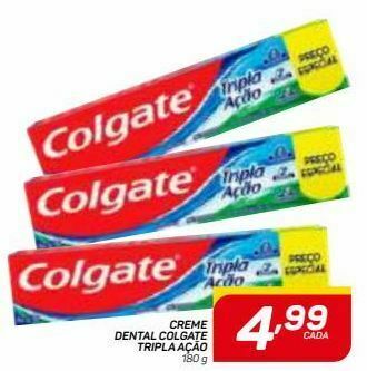 GBarbosa Creme dental colgate tripla ação 180g oferta